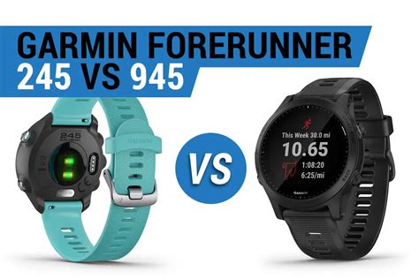 garmin forerunner 245 vs 945